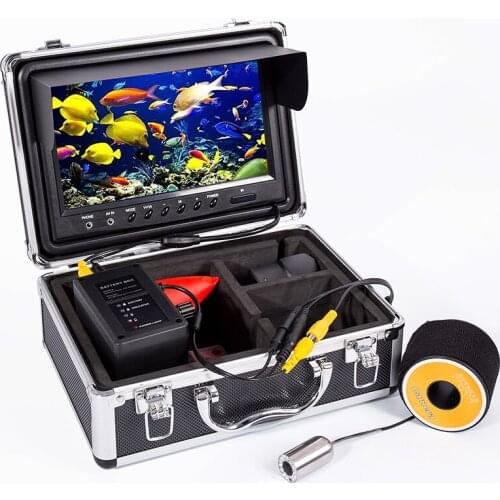 Fish Finder 15m Cable 9inch Display 1000TVL Video Lake Under Water Fishing Camera System With DVR Recording For Sea Fishing