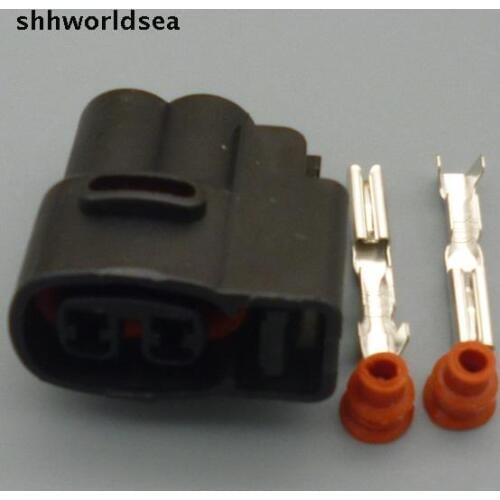 Shhworldsea 10Set 2PIN Car ignition coil plug Auto connector electrical housing For Kia Cerato Elan Teou wind Ruiou Yuet CVVT