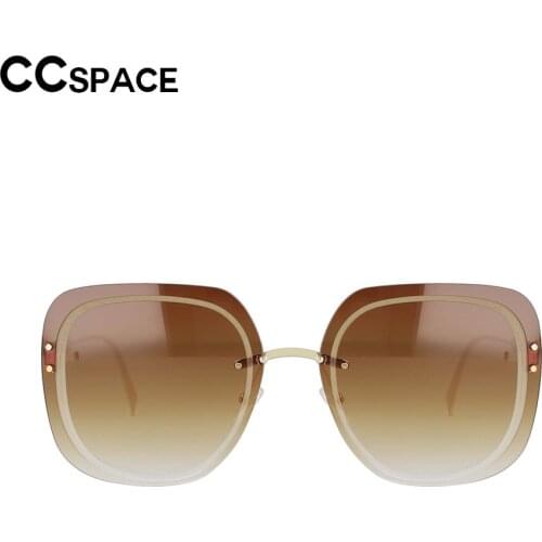 53115 Lentes Sol Mujer Oversized Rimless Sunglasses Designer Men Women Fashion Anti-Uv Retro Glasses Sonnenbrille Damen