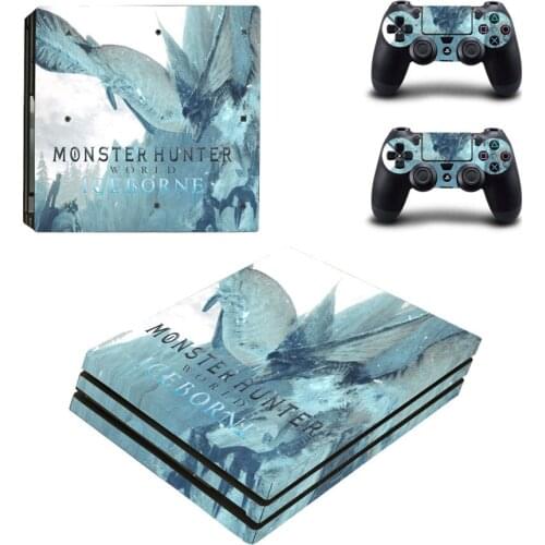 Monster Hunter Style Skin Sticker for PS4 Pro PlayStation 4 Pro Console & Controllers Decal Vinyl Skins Accessories Style 18