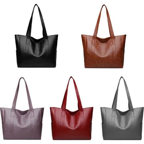 PU Leather Crossbody Bags Simple Large Capacity Summer Lady Shoulder Handbags Female Simple Totes for Women 2020 Trend