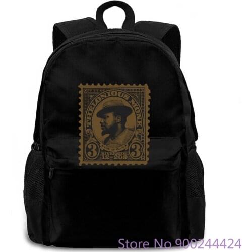 Thelonious Monk, Jazz , Music, The Unique, Miles Davis, John Coltrane Environmental printed women men backpack laptop