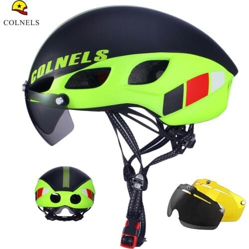 Bicycle Helmet with Goggles Ultralight mountain Cycling Helmet road bike Men Women MTB Casco Ciclismo bike riding helmet