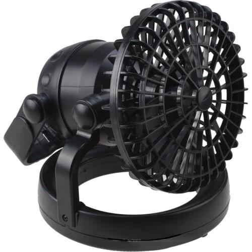 Camping Light Fan 2-in-1 Portable Hanging Camping Fan With LED Light Camping Lantern With Ceiling Light For Tent Hiking