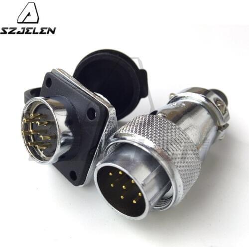 SZJELEN WS20 8pin waterproof connector, Seismic compression connector male and female