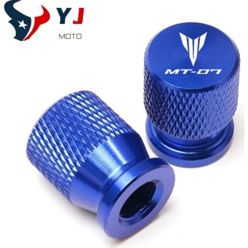 For YAMAHA MT07 MT-07 MT 07 2017 2018 2019 2020 Motorcycle Accessories CNC Tire Valve Caps Air Port Stem Cover