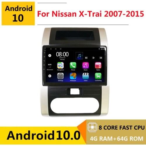 2 din 8 core android 10 car radio auto stereo for Nissan X-Trail 2 T31 T32 XTrail 2007-2015 navigation GPS DVD Multimedia Player