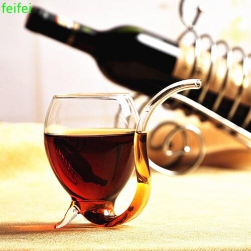 1pcs Glasses Stylish Red Wine Glass Wine Beer Juice Coffee Milk Glass Water Glass Mug Whiskey Vodka Shot Cup Bar Supplies