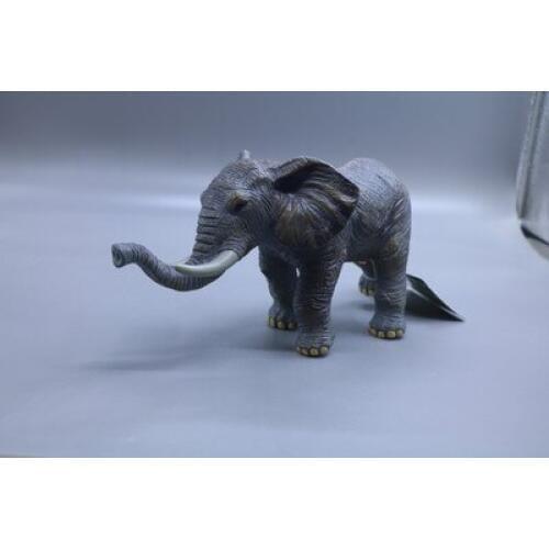 Length 22-30CM Elephant lion and tiger Rhinoceros and horse dolls sculpture crafts statue home decoration
