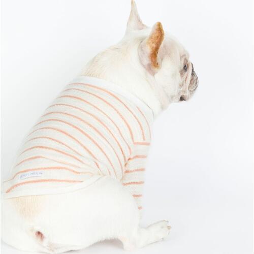 Cotton Chihuahua Striped Sweater Dog Clothes for Small Dogs Pets Clothing French Bulldog Soft Tshirt Pug Costume Yorkshire