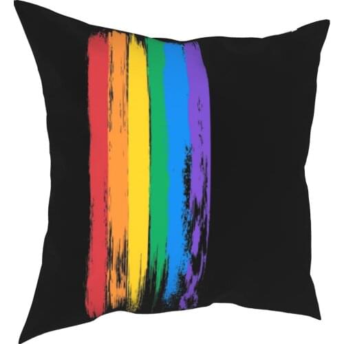 Proud Flag LGBT Pillows Cover decoration LGBTQ Queer lesbians Gay Asexual throwing Pillows Case Coverage House 40X40cm
