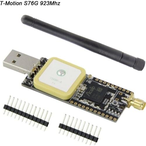 LILYGO® SoftRF V1.0 T-Motion S76G Lora Chip STM32 GNSS Wireless Module 868/915/923Mhz Antenna GPS USB Board