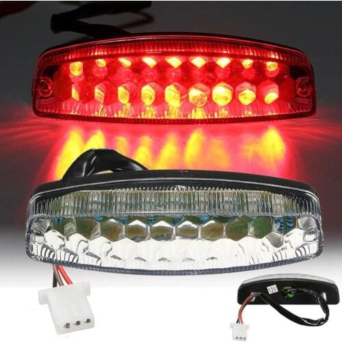 New High Quality Universal 18 LED Motorcycle ATV Dirt Bike Brake Stop Running Rear Tail Red Light 12V #277479