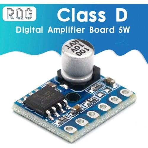 5128 Amplifier Board 5W Class D Digital Amplifier Board Mono Audio Module Low Distortion