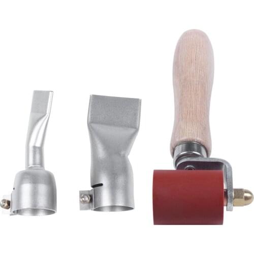 20Mm Flat Welding Nozzles+ 40Mm Rollers+40Mm Flat Nozzle For Handheld Hot Air Welder CNIM Hot