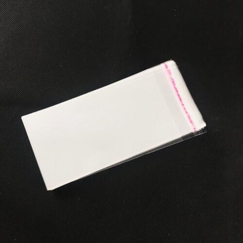 Gifts Bag & Pouch Jewelry Packaging Bag For Food 7x13cm Transparent Self Adhesive Seal OPP Plastic Bags