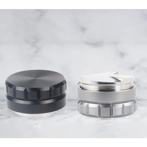 58mm Stainless Steel Adjustable Coffee Powder Tamper Espresso Bean Hammer Distributor Coffee Powder Tamper
