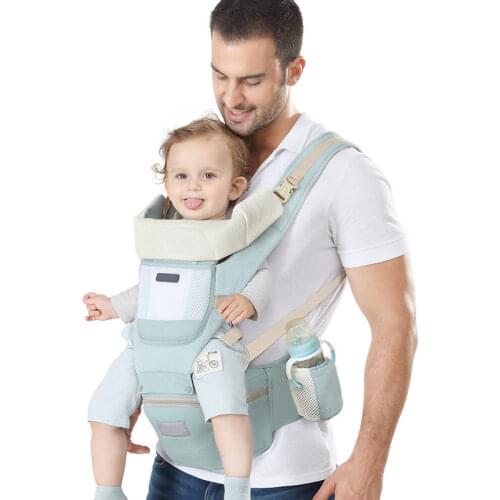 Baby Carrier Wrap Sling Hipseat for 0-48 Month Ergonomic Baby Carrier Infant Newborn Hipseat Kangaroo Sling Waist Stool Backpack