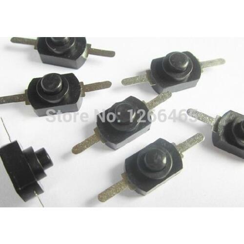 Self-locking Small push button switch 10mm flashlight switch