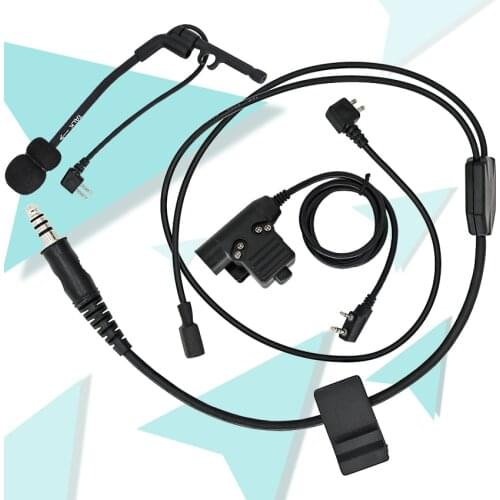Tactical Peltor Comtac Y Line Cable Assembly Tactical Headset Accessory for Tactical Comtac IPSC Headsets COMTAC II III Headset