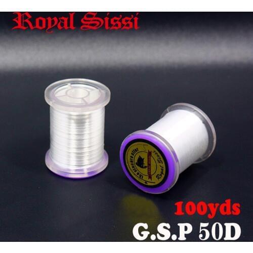 Royal Sissi 4 spools ultra strong&thin 100yards per spool 50D fly tying thread Gel Spun polyethylene thread strongest GSP thread