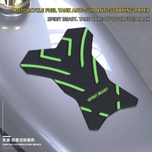 Motorcycle Universal Fuel Oil Tank stickers Protector Sticker Decals Fishbone 3D Tank pad For Suzuki Honda Yamaha Kawasaki BMW