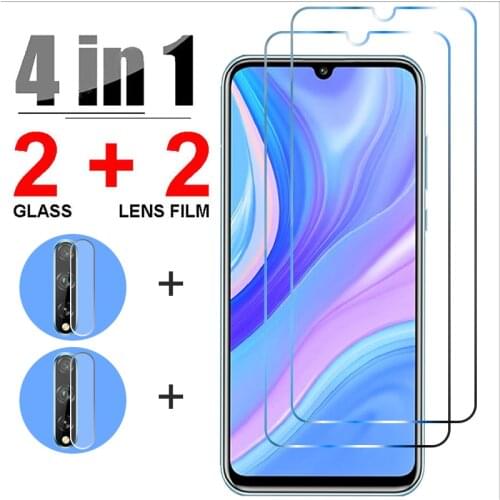 4IN1 Camera Lens Protective Glass For Huawei P30 P40 P20 Lite P30 P20 Screen Glass For Huawei P Smart Z S 2020 Mate 20 30 Lite