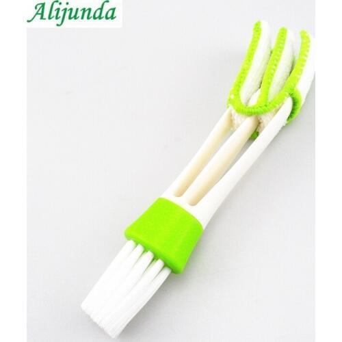 1 Car cleaning brush double-ended car air conditioning vent slit brush for Land Rover Porsche Cayenne Macan Macan S Panamera