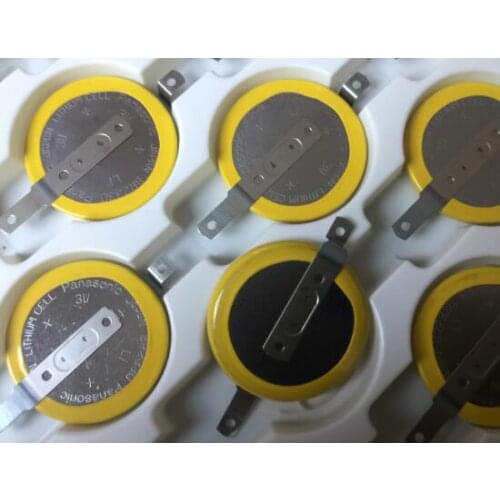 5PCS Japan original BR2330/FAN (with soldering feet) button battery high temperature battery BR2330