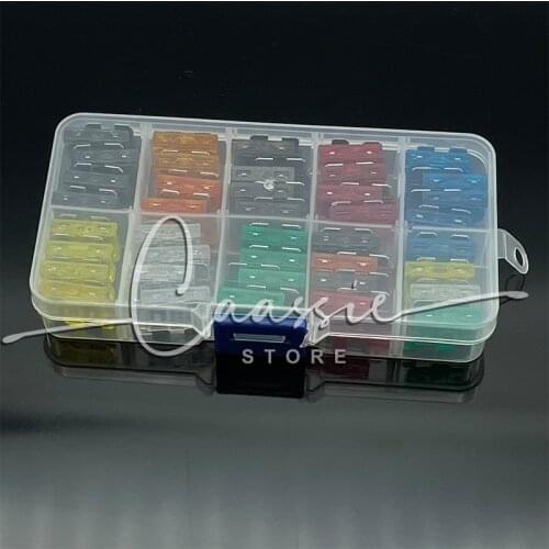 80Pcs Auto Safety Blade Fuses Assortment Kit Standard ATC/ATO Blade Fuse For Car Automotive Boat Truck 2/5/7.5/10/15/20/25/30AMP