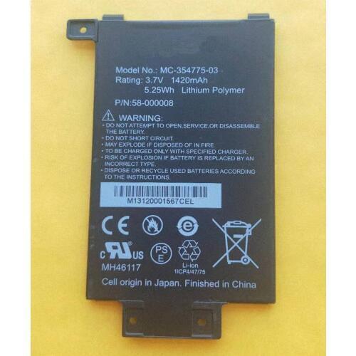 10pcs/lot High Capacity 1420mAh/5.25Wh 3.7V 58-000008 Battery For Kindle PaperWhite EY21 1st KPW1 built-in Battery