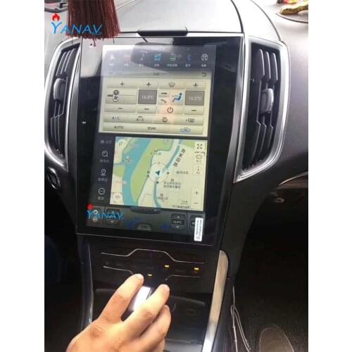 Big screen 13.6“ Vertical screen Android 9.0 For-Ford Edge 2015-2019 Car Multimedia player GPS Navigation support carplay AutoRa