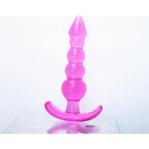 Backyard Beads Butt Plug anal toy Jelly tube g spot anus buttplug sex toys Pagoda butt plug sex product for women men