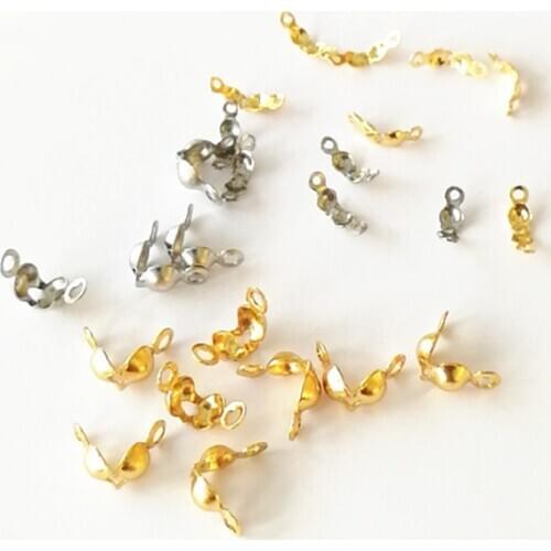 100pcs/lot Stainless Steel 2x5.5 3.5x7 4x8mm Crimp Bead Ball Chain Connector Fit 1.5 2.4 3.2mm Ball Bead Chain Jewelry Making