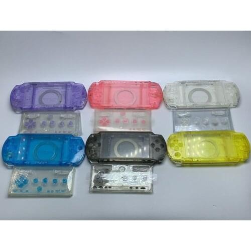10pcs High Qualiy For Sony PSP 1000 PSP1000 Full Housing Shell Cover Case Replacement Buttons Stickers Kits Shell Housing Cover