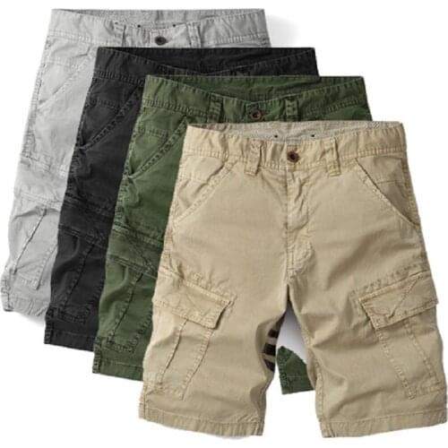 Mens Military Cargo Shorts 2020 Army Camouflage Tactical Joggers Shorts Men Cotton Loose Work Casual Short Pants Plus Size 4XL