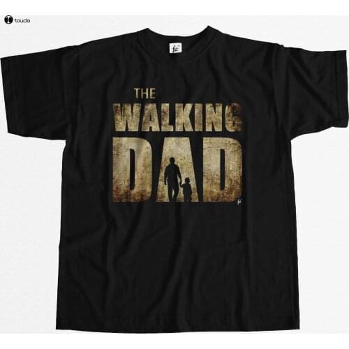 Short Sleeve for Men Clothing Summer The Walking Dad Parody Father Son Fathers Day Mens T-Shirt Tee Shirt