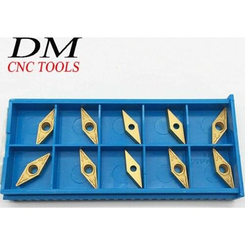 10pcs VCMT110304-GP GP1225 Carbide Insert CNC Lathe Turning Insert Cutting Tool Turning accessories lathe machine