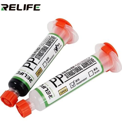 RELIFE RL-035A PP Adhesive Black Transparent for iPhone iPad Rear Glass Frame Bracket Bonding