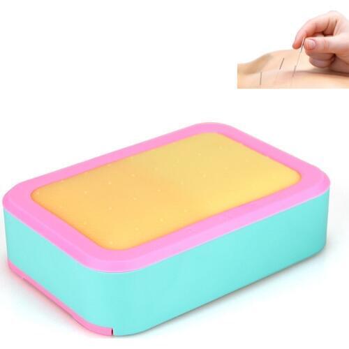 Acupuncture skill learning practice simulation skin model acupuncture training bag tool storage box