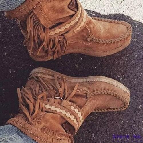 MoBeiNi Women's Wedge Ankle Boots