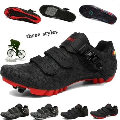 New MTB Cycling Shoes Luminous Mens and Womens Outdoor Bicycle Lock Shoes Nonslip Mountain Biking Sports Shoes