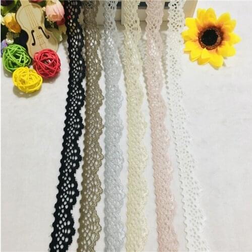 NS2717 Elastic lace wide Decorative lace Hand-made African Fabric Elastic Underwear Accessorie2.2cms