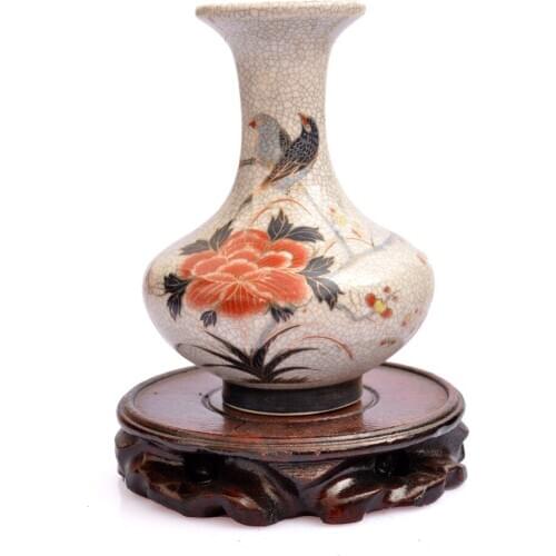 Redwood crafts bonsai circular base wood carving stone carvings teapot vase base factory outlets