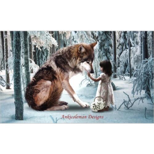 Needlework for embroidery DIY French DMC High Quality - Counted Cross Stitch Kits 14 ct Oil painting - Are You Lost, Little One