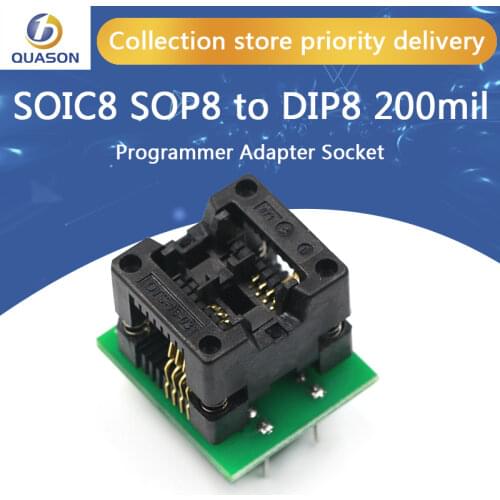 SOIC8 SOP8 to DIP8 EZ Programmer Adapter Socket Converter Module 150mil 200mil