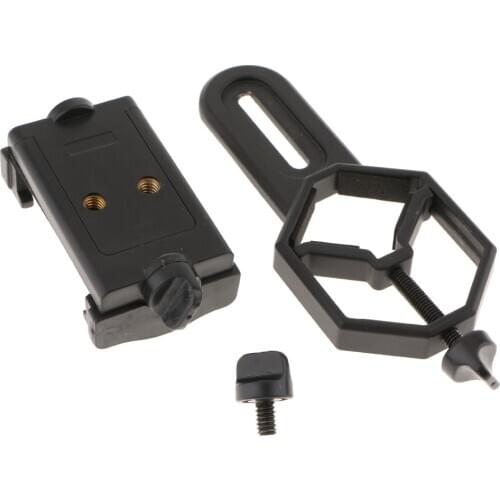 Alloy Cell Phone Adapter Mount Binocular Monocular For iPhone Sony Samsung