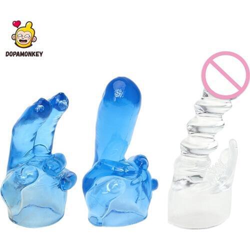 Vibrating headgear Magic wand Extended sex product accessories Sex Toys for Woman Clitoris Stimulatorvibration dildo