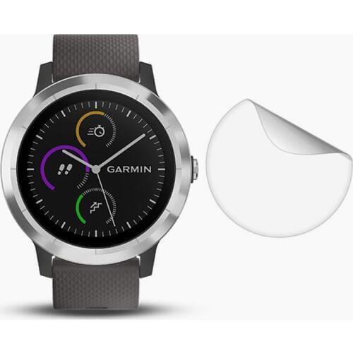 3pcs Soft Clear Protective Film Guard For Garmin Vivoactive 3 Element/Trainer Sport Smart Watch Screen Protector Cover (No Glass