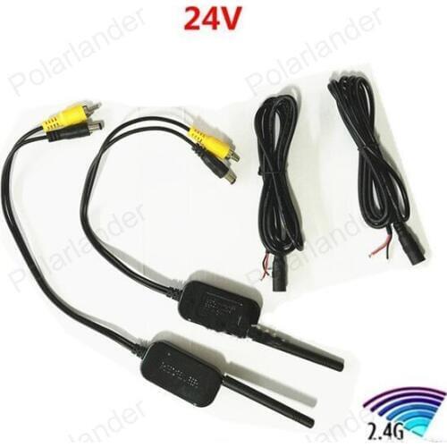 100m Range for sale Car Video transmitter Receiver kit 2.4G Wireless Cam Transmitter Receiver for Vehicle Backup Front Camera